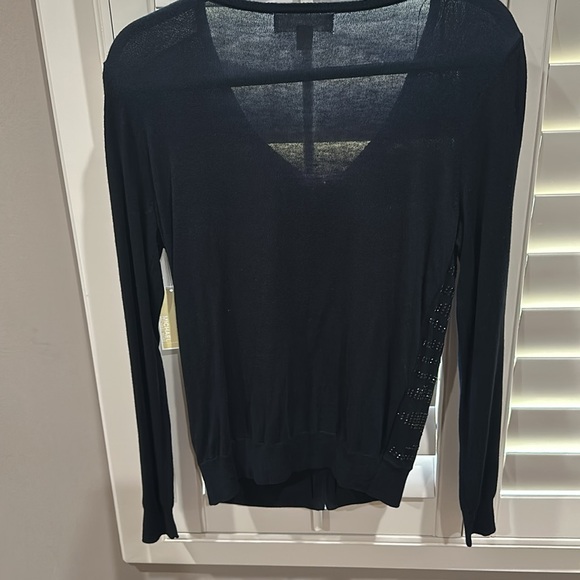 🌷MICHAEL KORS BEADED ZIP UP JACKET SIZE MED NWT - Picture 5 of 6